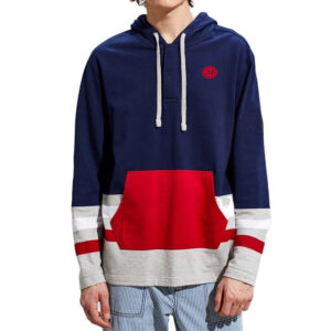 Contrast Color Block Trendy Hoodies for Men
