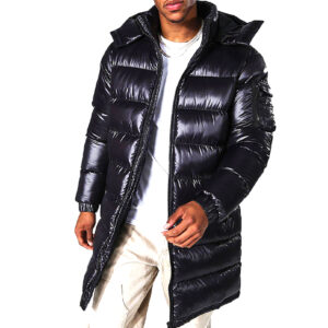 Custom Logo Outdoor Male Padded Bubble Puffer Jacket
