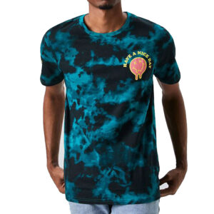 Short Sleeves OEM 100% Cotton Graphic Tie-Dye T-shirts