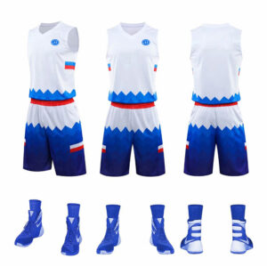 High Quality Men 100% Polyester Basketball Jersey Uniform