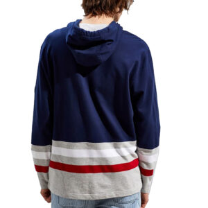 Contrast Color Block Trendy Hoodies for Men