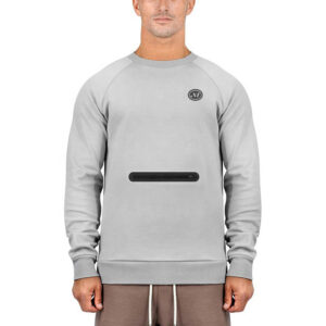 Wholesale Custom Embroidery Soft Fleece Crewneck Sweatshirt For Men