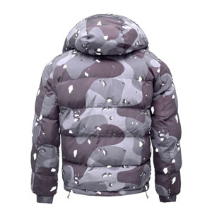 Custom Shiny Puffer Jacket For Men