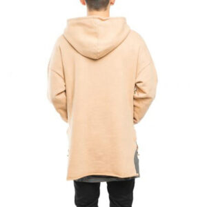 Organic Cotton Vintage Raw Edge Hoodie For Men